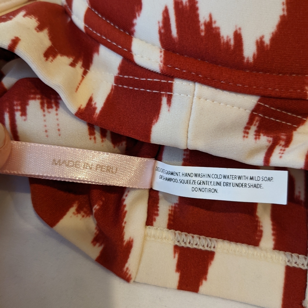 Aguaclara Concept Designer 3 PIECE Bikini with Coverup - Size S. Made in Peru - Picture 8 of 10